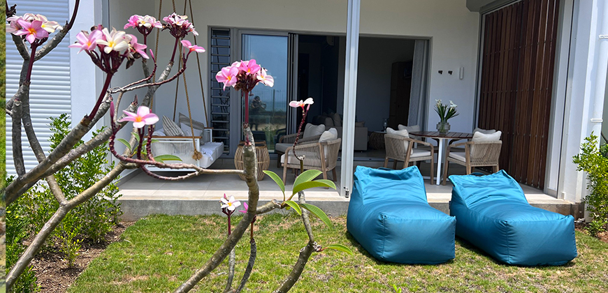 beachfront apartment rental mauritius